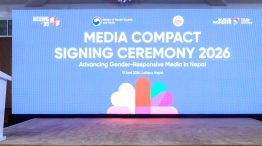 Media Compact Signing Ceremony held on 10 April , 2026 (Bagmati Province)